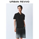 UR夏季新款男裝簡(jiǎn)約polo領(lǐng)棉質(zhì)短袖馬球衫UMB450030 正黑 S