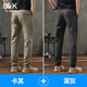 班尼路 BALENO S&K系列三防男士合體直筒休閑褲夏季新款夏裝薄款涼感彈力男褲子 卡其+深灰 32