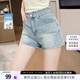 絲柏舍高腰牛仔褲2025夏裝新款女裝復(fù)古簡約氣質(zhì)通勤顯瘦短褲