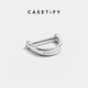 CASETIFY【全新上市】掛鏈鑰匙圈 銀白珍珠/金屬蝴蝶結(jié) 適用于部分手機殼 手機飾品/掛鏈掛件/手機配件 超強韌防摔手機殼 D 型扣環(huán)