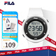 斐樂（FILA）手表夜光電子表運動潮流防水學生表初高中大學生考試表 6557-018