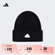 adidas簡約時(shí)尚保暖運(yùn)動(dòng)針織帽子冷帽男女阿迪達(dá)斯官方   黑色   OSFM