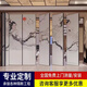活動(dòng)隔斷飯店包間移動(dòng)隔斷墻酒店宴會(huì )大廳隔音屏風(fēng)吊軌推拉折疊門(mén) 75型基層板