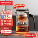 金灶（KAMJOVE）飄逸杯玻璃茶壺家用可拆卸泡茶器茶杯泡茶壺套裝茶具花茶壺 K-209 飄逸杯【500ml】