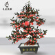 春錦秋鯉玉石68壽桃樹(shù)客廳玉器家居蟠桃飾品仙桃工藝品客廳盆景擺件禮 68桃子樹(shù)