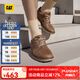 CAT卡特休閑皮鞋男士復(fù)古工裝輕戶外軟牛皮防滑通勤鞋P725212N3AMC29 淺褐 41
