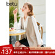 百圖betu女裝春夏新款馬甲復(fù)古高級感外搭V領(lǐng)西裝馬甲女2302T47 杏色 L