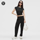 lululemon丨Daydrift? 女士高腰收腿長(cháng)褲 LW5HUBA 黑色 M