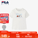 FILAxBAMBOOMATES聯(lián)名斐樂童裝兒童短袖T恤2025夏嬰幼童上衣
