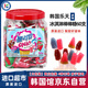 樂(lè)天韓國(guó)進(jìn)口冰激凌棒棒糖桶裝660g兒童可樂(lè)西瓜冰激凌糖果水果糖硬糖
