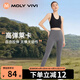 MOLY VIVI魔力褲外穿高腰提臀鯊魚褲女運(yùn)動(dòng)跑步?jīng)龈需べぱ澑邚楋@瘦魔力薇薇