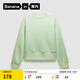 蕉內(nèi)（Bananain）非常服女士套頭衛(wèi)衣圓領(lǐng)24秋冬新款寬松顯瘦顯腿長百搭 沁檸綠 M