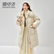 雪中飛（SNOWFLYING）直筒加厚羽絨服女士2025冬季新款氣質(zhì)中長(cháng)款簡(jiǎn)約淑女輕便保暖外套