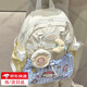 橙央雙肩包女可愛新款中大小學(xué)生春日懶懶ins時尚少女背包大容量書包 可愛雙肩包【帶掛件】