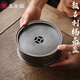 生泰號 壺承 顏吉利手工錫茶盤圓形紫砂壺養(yǎng)壺墊小茶船茶池潮州工夫茶具 仿古色（升級款）