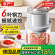 京嚴(yán)【德國品質(zhì)】電動搗蒜器家用蒜泥拉蒜器小型絞肉機(jī)打蒜器蒜泥神器 【豪華款】6葉精鋼刀丨加厚高硅玻璃 350ml大容量丨30天免費(fèi)試用丨下單贈勺子