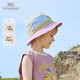 英氏（YEEHOO）嬰兒帽子春夏季男童帽子男寶寶漁夫帽休閑百搭遮陽(yáng)帽