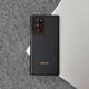 三星（SAMSUNG）適配三星note20ultra手機殼官方原廠(chǎng)同款材質(zhì)皮革保護套感商務(wù)素皮版硬殼配件 原廠(chǎng)皮革保護套(黑色) 三星GalaxyNote20 Ultra