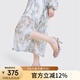 千百度（C.BANNER）女鞋夏季一字帶涼拖涼鞋水鉆高跟鞋外穿踩屎感拖鞋A23354139