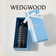 WEDGWOOD不銹鋼保溫杯高顏值咖啡杯便攜水杯陶瓷涂層茶杯保冷保熱隨行杯 金粉年華曜石黑保溫瓶500ml