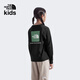 北面童裝兒童男女印花長(cháng)袖T恤運動(dòng)戶(hù)外新款|8F5T JK3/宇宙黑 140 cm M（140/68）