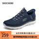 斯凱奇（Skechers）男鞋Silp ins閃穿鞋戶外運動休閑鞋網(wǎng)面鞋健步鞋232457 海軍藍色/NVY 42