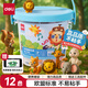 得力(deli)12色超輕粘土學(xué)生玩具彩泥橡皮泥黏土手工DIY(顏色隨機(jī))手提桶裝畢業(yè)兒童節(jié)文具生日禮物