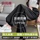 俞兆林冰絲闊腿褲女夏季薄款2025新款休閑褲女小個(gè)子高腰垂感速干防曬褲 黑色【升級可兩穿-常規款】 3XL 【適合130-140斤】