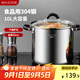 美廚（maxcook）湯鍋304不銹鋼 復(fù)底高湯鍋26cm 燃氣爐電磁爐通用MCT3394