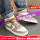 耐克（NIKE）女鞋板鞋 2025秋季新款COURT 系列板鞋運動(dòng)鞋中幫休閑鞋 COURT板鞋/中幫保暖/米色 37.5