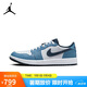 Jordan籃球鞋男子AJ1喬1JORDAN 1 LOW低幫運動鞋DD9315-115白/藍/黑42
