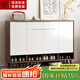 九鼎創(chuàng)展實(shí)木鞋柜入戶玄關(guān)柜玻璃臺(tái)面大容量客廳進(jìn)門口隔斷柜門廳儲(chǔ)物柜 【升級(jí)款全實(shí)木板】長(zhǎng)158.5cm 包上樓包安裝