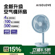 SOLOVE素樂F21桌面風(fēng)扇可搖頭空氣循環(huán)扇便攜式USB充電夏季家用辦公室空調(diào)伴侶戶外臺式大風(fēng)力小電扇 藍(lán)
