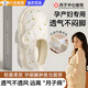 OLOEY孕婦月子鞋厚底防滑孕婦坐月子軟底包跟拖鞋98月份產(chǎn)婦產(chǎn)后家居鞋 粉色小花【魔術(shù)貼-海綿鞋墊】 38-39 【孕期浮腫建議拍大一碼】