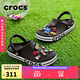 crocs卡駱馳貝雅卡駱班|205089 黑色/白色-066 37/38(230mm) 