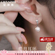 紀(jì)詩(shī)哲（GIEVSZHE）品牌淡水珍珠耳釘女新款耳墜爆款耳飾品七夕情人節(jié)禮物送女友老婆 珍珠耳釘10mm【精美禮盒】