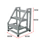工業(yè)梯子移動(dòng)貨梯倉庫超市攀爬臺階踏板步梯臺階貨梯腳踏臺階梯 三層60寬100高【厘米】+帶輪 螺