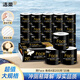 潔柔有芯卷紙 黑Face4層200克*20卷 高克重 衛(wèi)生紙卷筒紙紙巾整箱