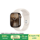 Apple/蘋果 Watch Series 10 智能手表GPS+蜂窩款46毫米金色鈦金屬表殼星光色運動型表帶M/L MX033CH/B
