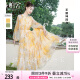 絲柏舍【明星同款】法式碎花連衣裙2025春夏新款女裝度假風(fēng)收腰長裙