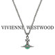 VVIENNE WESTLOCK【英國代購】西太后專(zhuān)柜正品小巧球土星吊墜送女友老婆媽媽禮物女 小號-薄荷綠飛行土星項鏈