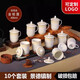 鵬博陶瓷 景德鎮(zhèn)辦公杯帶蓋定制杯子商務(wù)會議杯酒店賓館水杯家用10只裝 10個裝【金枝蓮】