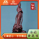 海南黃花梨紫油梨高端木雕客廳收藏?cái)[件手工藝品觀音關(guān)公佛像送禮 鰲魚觀音