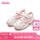 笛莎童裝女童簡(jiǎn)約休閑運(yùn)動(dòng)鞋2024夏季新款兒童簡(jiǎn)約時(shí)尚鏤空鞋面運(yùn)動(dòng)鞋 粉色 29
