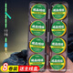 鄧剛推薦綁好的魚(yú)鉤雙鉤子線成品主線組魚(yú)線套裝4.5釣魚(yú)全套漁具用品大全 2.7米【雙鉤綁好】8卷【送盒】 主線1.0#+子線1.0#+鉤1#