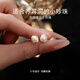 戚小米s999純銀淡水珍珠耳釘女防堵針養(yǎng)耳洞小耳環(huán)高級感精致耳飾免摘 珍珠耳釘一對-5mm【999足銀】