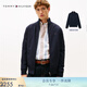 TOMMY HILFIGER25新款秋冬男裝雙面穿商務(wù)休閑通勤立領(lǐng)針織開衫外套05935 藏青色DW5 XL （推薦：165-180斤）
