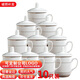 陶相惠茶杯陶瓷杯會(huì)議辦公杯帶蓋小號(hào)10只裝開會(huì)杯子會(huì)議水杯套裝300ml