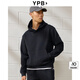 YPB(AF旗下)男裝24春秋款neoKNITMAX運(yùn)動連帽黑色衛(wèi)衣KI118-4345 黑色 XS (170/84A)