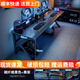 幻繪（HUANHUI）雙人兩米電腦桌臺式家用電競工作臺加長雙人書桌臥室簡約現(xiàn)代辦公 黑色180雙人位機(jī)甲款 送主機(jī)拖*2（可裝機(jī)械臂） 默認(rèn)1